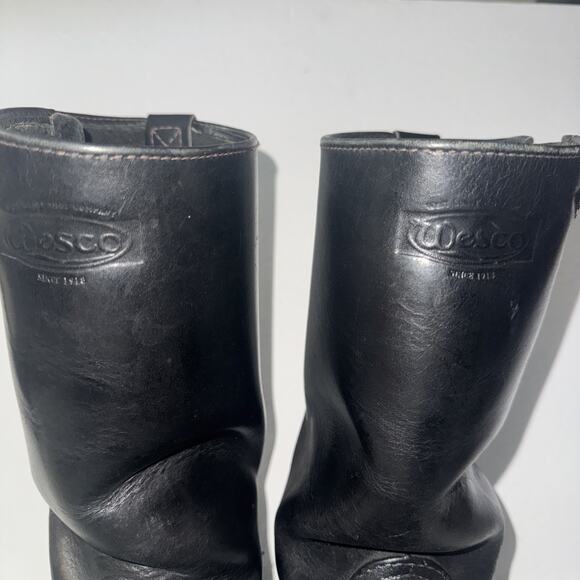Vtg WESCO WEST COAST Size 12 Biker Motorcycle Engineer Boss VIBRAM Buckle BOOTS main image 4